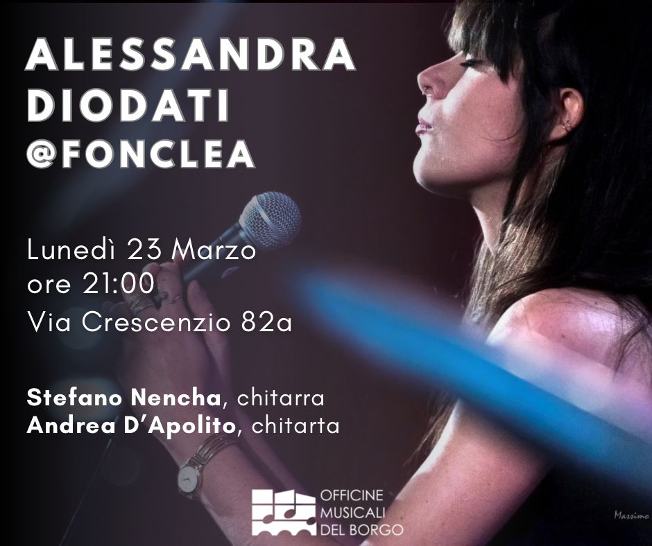 I maestri di Officine in concert:  Alessandra Diodati - Andrea d’Apolito - Stefano Nencha