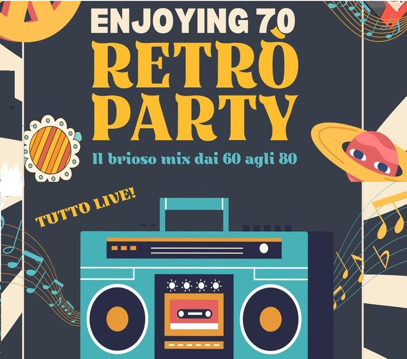 Allegria dagli anni 60 agli 80 con gli Enjoying70