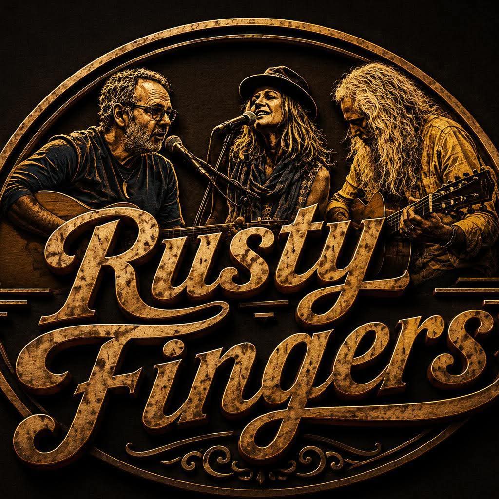 Rock con i Rusty Fingers di Sally Titcomb, Marco Belloco e Amavel Pinto